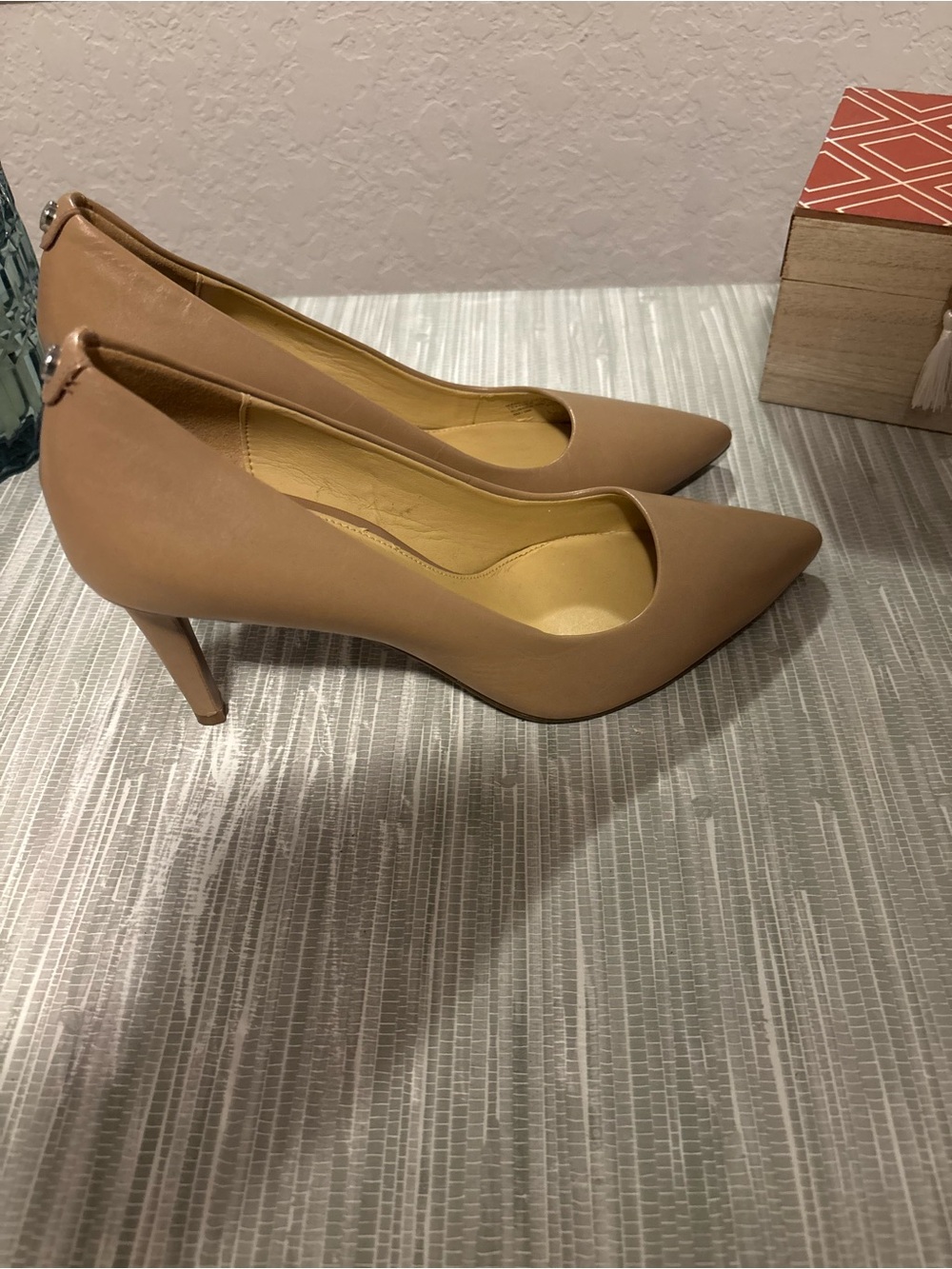 Michael Kors Classic Women's Pointed-Toe Pumps in Nude